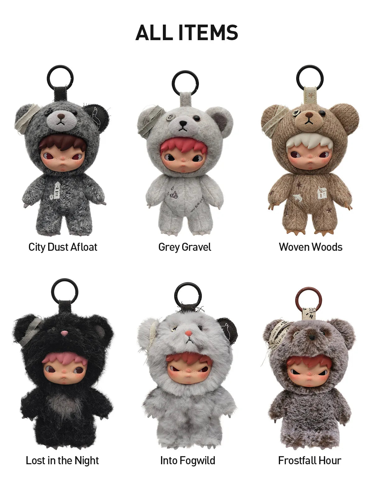 Hirono - Road to Journal plush pendant