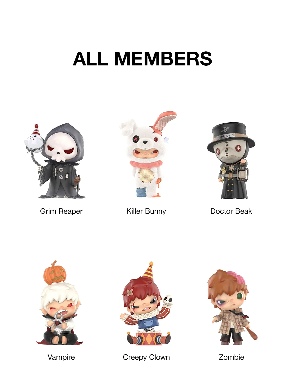 Hirono - Monsters' Carnival Series Figures